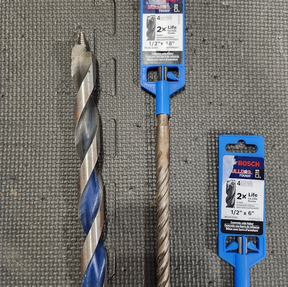 Bosch Bulldog Tough Alloy Steel Masonry Drill Bit Lot - Picture 5 of 7